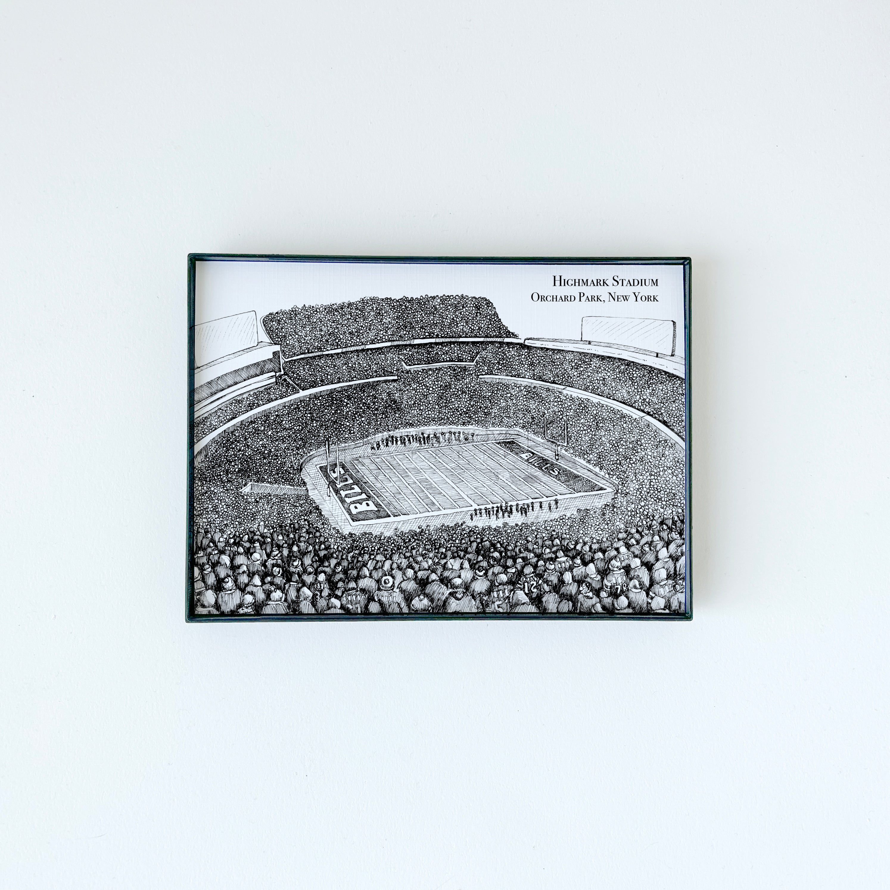 Highmark Stadium Football Stadium Print, Buffalo Bills Football