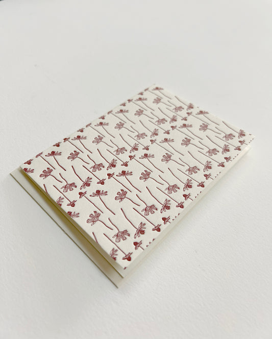 Linear Floral Small Card Pack