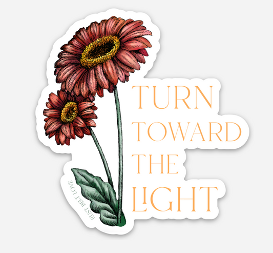 Find Me Among the Flowers Sticker – Rust Belt Love